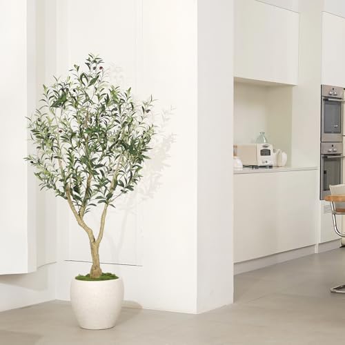 LYERSE Olive Tree 5ft with Large Olive Branches and Lifelike Fruits - Image 4
