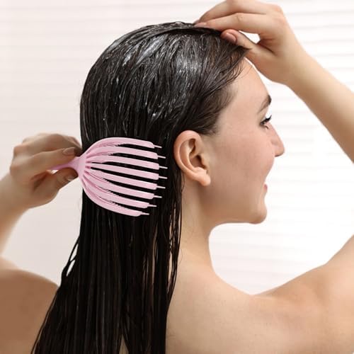 SHINLEA Detangler & Detangling Brush for Curly Hair, Wet Dry Hair Brush - Image 6
