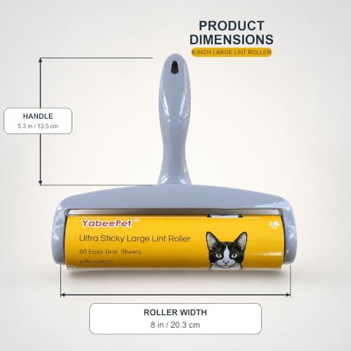 8 Inch Extra Sticky Large Lint Roller, 1 Roller - Image 2