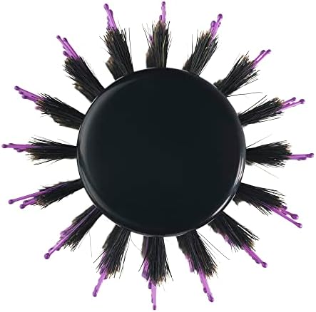 Wet Brush Volume & Body Round Brush for Thick to Coarse Hair - Volumizing Salon Blow-Out with Less Pain, Effort & Breakage - Natural Boar Bristle Detangles Knots, 1.5" Barrel - Image 4