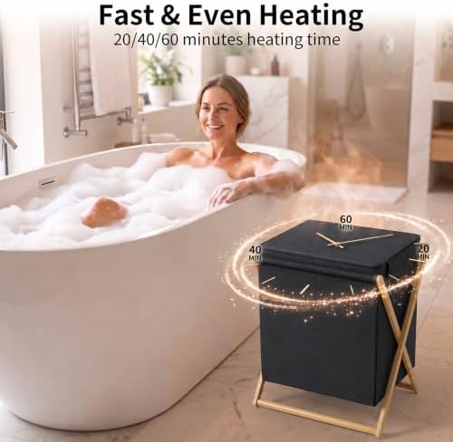 Foldable Towel Warmer, 40L Extra Large Capaticy, Saving Space - Image 7