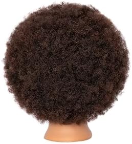 Mannequin Head Human Hair Doll Head Manikin Head Authenically-textured Hair for Girls Pratice Hair-styling Brading with Clamp Holder - Image 4