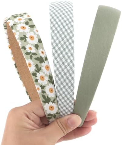 Headbands for Women & Girls, 3 Pack Non Slip Wide Trendy Headbands - Image 7