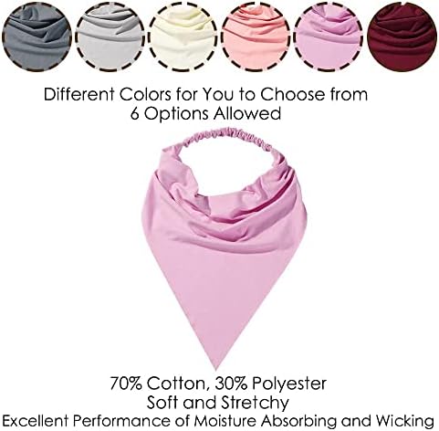 Vercret Hair Scarf Headband for Women,Boho Bandana Pretied Elastic Kerchief - Image 4