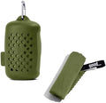 Quick Dry Towel for Travel, Camping, Gym & Sports - Army Green Nanofiber by Unknown