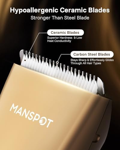 MANSPOT Manscape Groin & Body Hair Trimmer for Men, Gifts for Men Husband - Image 4