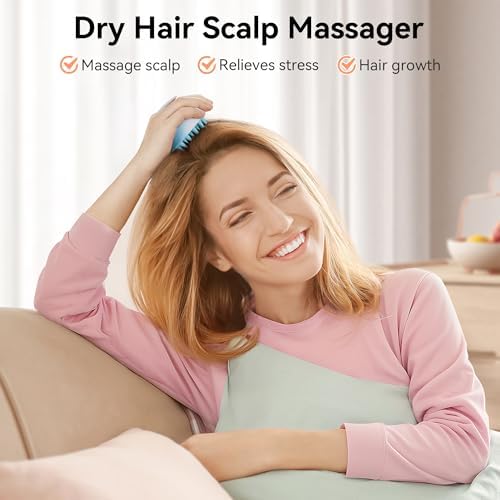 HEETA Scalp Massager Hair Growth Scrubber for Dandruff Removal Hair Care - Image 2