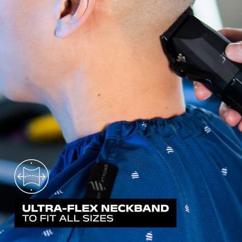 Barber Strong The Barber Cape Haircut Cover for Men, Hair Repelling and Static-Reducing Material, Water Resistant Fabric - Image 6