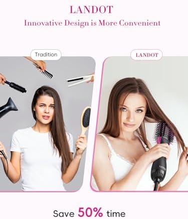 Hair Blow Dryer Brush 2.4 in Hot Air Styler for Volumizing Smooth Blowouts - Image 4