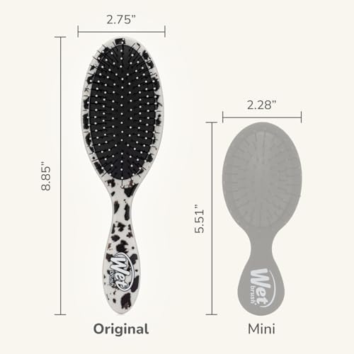 Wet Brush Original Detangler Hair Brush - Tan Leopard (Safari) - All Hair Types - Ultra-Soft Bristles Glide Through Tangles with Ease - Pain-Free Comb for Men, Women, Boys & Girls - Image 5