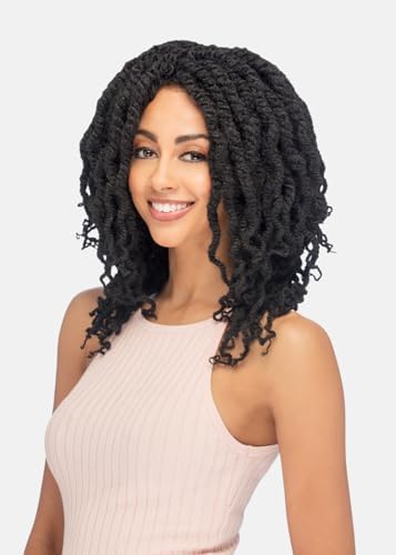 Vivica A Fox Hair Collection HKBK16-V Human Hair Afro Curl Kinky Bulk Extension, 1B, 5.8 Ounce - Image 2