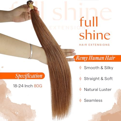 Full Shine Genius Weft Sew In Hair Extensions for Women 20 Inch 80g - Image 2