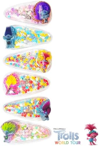 Luv Her Magical Confetti Hair Clips for Kids - 6pc Cute Character Charms Hair Accessories with Favorite Luv Her Characters, Ages 3+ - Image 2