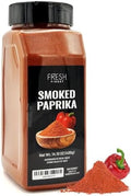 Fresh Finest Smoked Paprika – 14.10 oz Smoked Paprika Powder – Premium Paprika Seasoning for Cooking, Meat Rubs, Marinades, Sauces, Goulash – No Preservatives and Fillers – Rich and Intense Flavor by FreshFinest