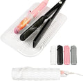 Silicone Heat Resistant Mat for Hair Tools, 11" x 7.5", White by Nulubuu