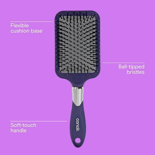 Conair Paddle Hair Brush, Ultra Wide Detangling Design for Thick Hair - Image 3
