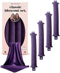Classic Heatless Curls Overnight Rods No Heat Hair Curlers to Sleep in Foam Soft Hair Rollers for Thick & Long Hair Blowout Look, Heatless Flexible Curling Rod Set with Satin Wrap for Sleeping by RIFFIN