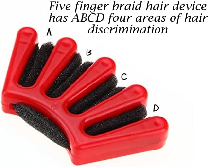 AKOAK 2 Pieces of Hair Braiding, DIY French Hair Braiding, Homemade Sponge Hair Styling Tool, Easy and Fast, Designed for Ladies/Girls - Image 3