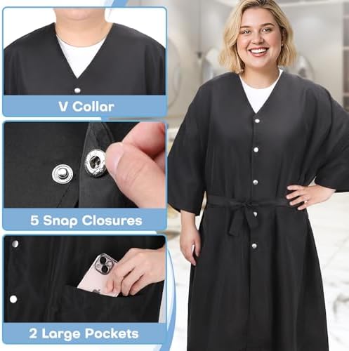 Noverlife Hair Salon Smocks Cape for Clients, Salon Client Gown Robes Cape - Image 3