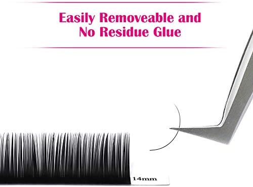 Eyelash Extensions D Curl .15 16 Rows 8-16mm Mixed Tray Faux Mink Lash Extension Supplies False Eye Lashes Single Individual by FADLASH (16 Rows 0.15 D Mix 8-16mm) - Image 4