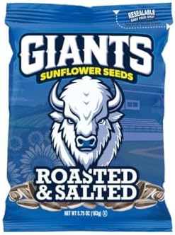 GIANTS Original Sunflower Seeds - Sunflower Seeds to Eat, Sunflower Seeds Bulk, Lightly Salted Sunflower Seeds for Eating, High Protein Snack - 5.75 oz Resealable Bags (Case of 12) - Image 3