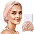 ZIMASILK 22 Momme 100% Mulberry Silk Bonnet for Sleeping Women, Blush Pink by ZIMASILK