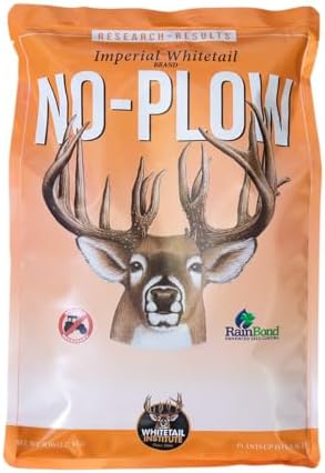 Whitetail Institute No-Plow Deer Food Plot Seed - Hardy, Fast-Growing Blend of Annuals for Areas Difficult to Access with Farming Equipment - Highly Nutritious and Attractive to Deer by WhitetailInstituteofNorthAmerica