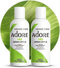 Adore Semi Permanent Hair Color, 163 Green Apple, 4 Fl Oz (2 Pack) by Adore