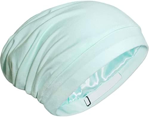 Silk Satin Hair Bonnet for Sleeping - Black Women & Men's Sleep Cap by Caplord
