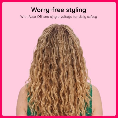 Conair Curling Iron & Waver Hair Tool, Triple Barrel, White/Rose Gold - Image 6