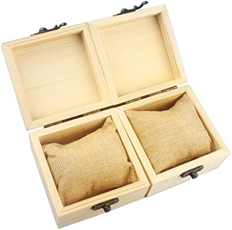 2Pcs/PACK Unfinished Wood Box Gift Wooden Box for your Gift Jewelry Watch (Wooden Box-2PCS/PACK) - Image 2
