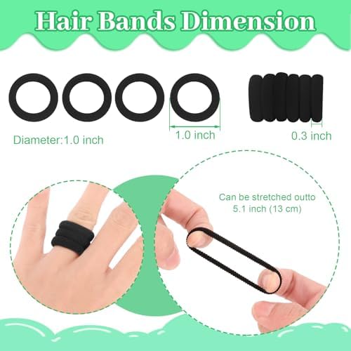 200 Pack Hair Ties BEoffer Kids Baby Toddlers Girls Elastics Hair Band - Image 5