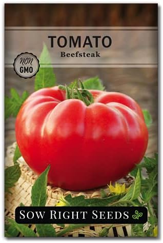 Sow Right Seeds - Beefsteak Tomato Seed for Planting Beef Steak Tomatoes by SowRightSeeds