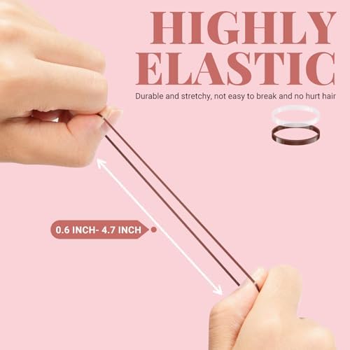 IKOCO 415pcs Bobby Pins Set, U Pins with Hair Ties and Hair Net, Brown - Image 6