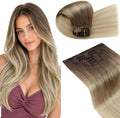 LaaVoo Clip In Hair Extensions, Full Head, 24 Inch by LaaVoo