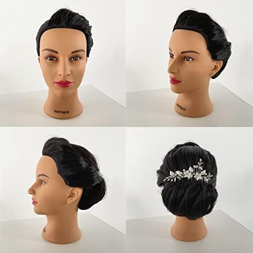 Hairingrid 26"-28" Mannequin Head Synthetic Fiber Hair Training Manikin - Image 5