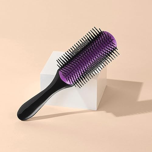 Diane Nylon Pin Styling Hair Brush for Detangling, Separating, Shaping and Defining Wet Thick or Curly Hair, Glides Through Tangles with Ease (Pack of 2) - Image 5