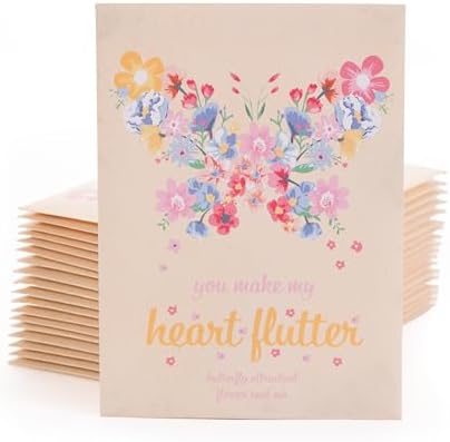 Make Your Heart Flutter 25 Bird and Butterfly Wildflower Seed Packets for Planting, A Beautiful Valentines Day Gift, Bentley Seed Co - Image 2