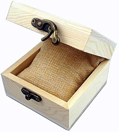 2Pcs/PACK Unfinished Wood Box Gift Wooden Box for your Gift Jewelry Watch (Wooden Box-2PCS/PACK) - Image 6