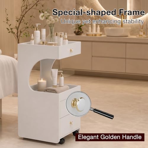 Salon Trolley Cart, Esthetician Cart for Beauty Salon Spa Barbershop - Image 6
