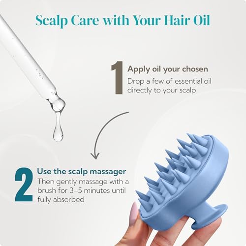 HEETA 2-Pack Large Scalp Massager Scrubber Shampoo Brush for Hair Growth - Image 6