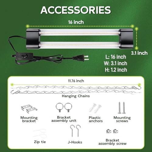 Hlite 16inch LED Grow Lights - Linkable Grow Lights for Indoor Plants - Image 6