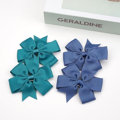 40Pcs 3" Hair Bows for Girls Toddler Pinwheel Bow Alligator Clips for Kids - Image 7