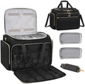 MONSTINA Professional Hairstylist Traveling Bag with Two Detachable Small Bags,Hairdressing Bag Makeup Salon Organizer Bag for Barber Hairdresser Insulation Material by MONSTINA