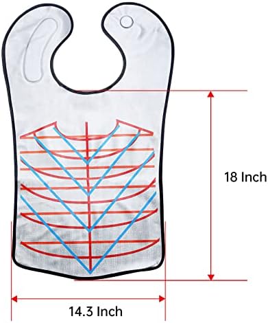 PERFEHAIR Hair Cutting Collar Tool, Salon Hairdressing Hair Dye Cape with Angular & Straight Cutting Guidelines, Waterproof - Image 2
