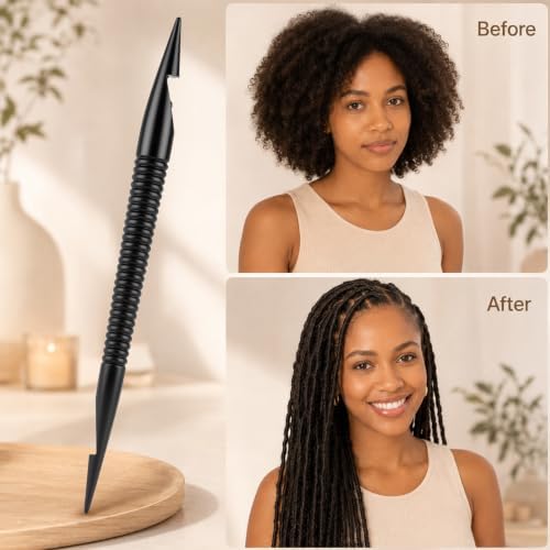 Sorcristy 5Pcs Double-Ended Crochet Hook for Dreadlocks, Hair Styling Tool - Image 6