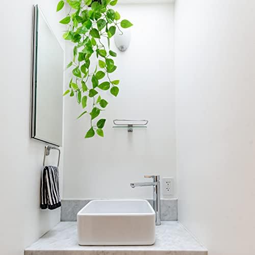 LOYWREE 3 Pack Small Artificial Hanging Plants with Faux Ivy Vine and Hanging Pothos 39Inch Fake Plant Realistic Greenery for Shelf Decor in Home, Office, Indoor & Outdoor Gardens - Image 4
