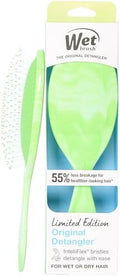 Wet Brush Original Detangler Hair Brush, Flexible Bristles Gently Detangle All Hair Types, Works on Wet or Dry Strands, Ergonomic Handle, Reduces Breakage, Limited Edition, Summer Treat Key Lime by WetBrush