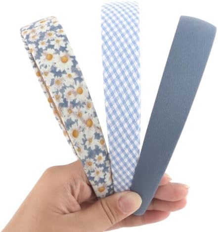 Headbands for Women & Girls, 3 Pack Non Slip Wide Trendy Headbands - Image 7