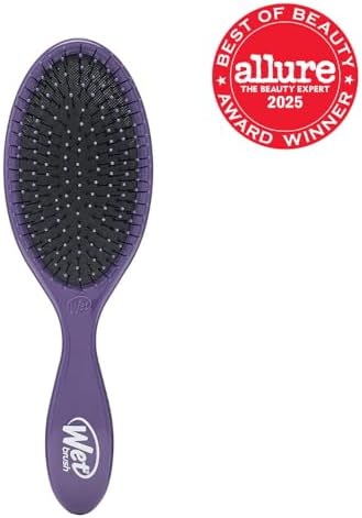 Wet Brush Original Detangler Hair Brush, Purple, For All Hair Textures - Image 2